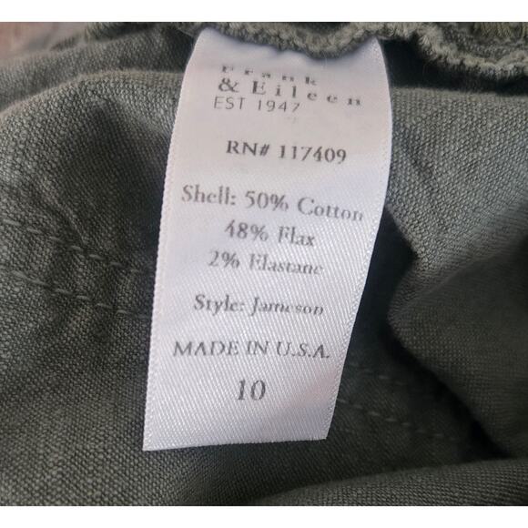 Frank & Eileen Jogger Army Green Ladies Size 10 - Picture 7 of 8